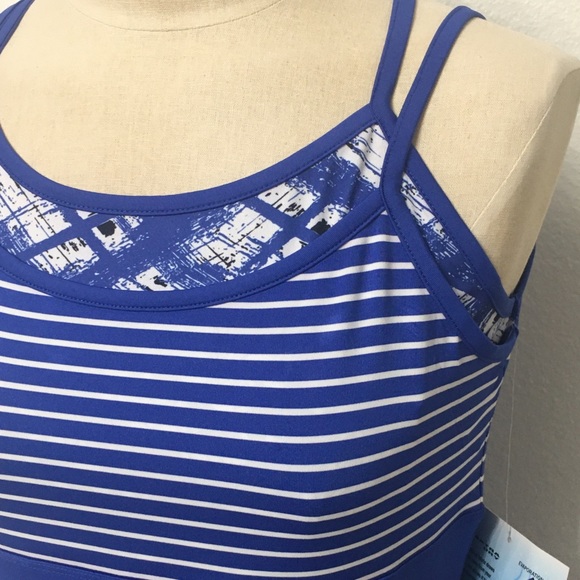 Women’s Bolle Layered Tennis Tank Top, Sz M NWT - Picture 3 of 6